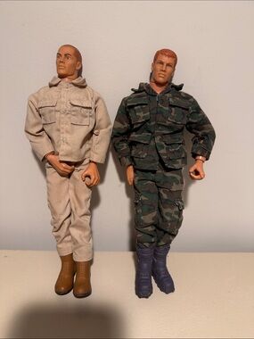 Source Unknown Men's Military Field Jacket Set in Tan and Green Camo